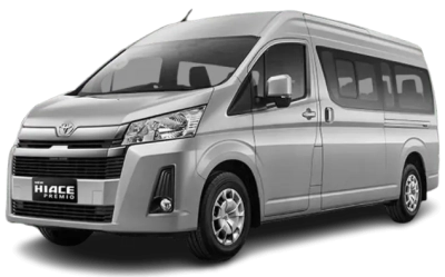rental mobil Hiace Premio Standart Class Makassar
