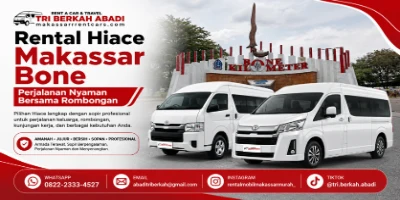 rental mobil hiace makassar bone