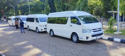 rental mobil makassar terlengkap - unit hiace dari tri berkah abadi