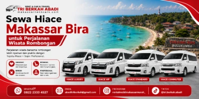 sewa hiace makassar bira
