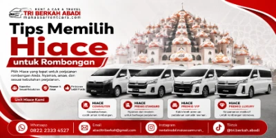tips memilih hiace untuk rombongan