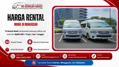 harga rental mobil makassar - tri berkah abadi
