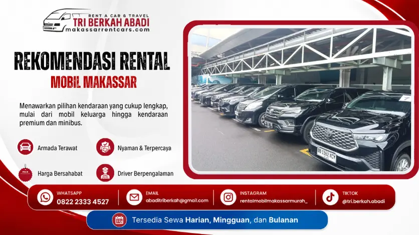 rekomendasi rental mobil makassar - tri berkah abadi
