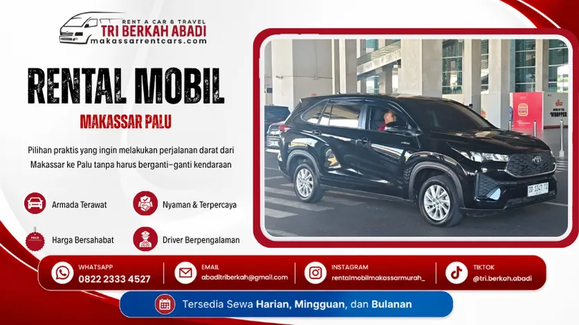 rental mobil makassar palu - tri berkah abadi