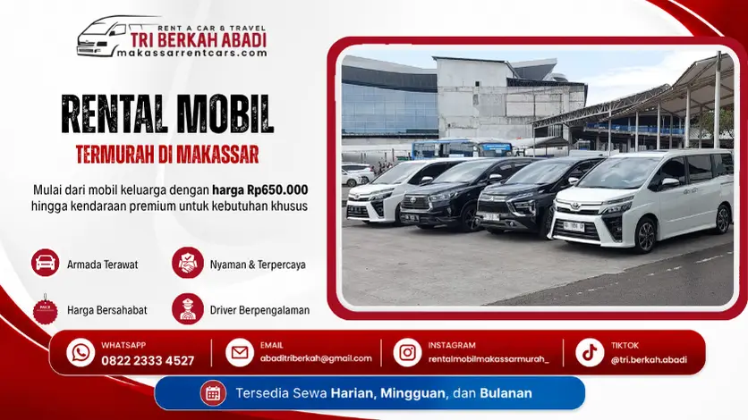 rental mobil termurah makassar - tri berkah abadi