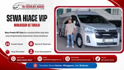 sewa hiace vip makassar toraja - tri berkah abadi