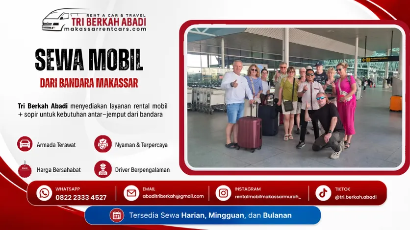 sewa mobil dari bandara makassar - tri berkah abadi