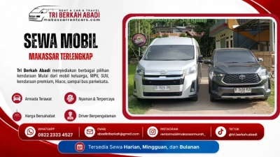 sewa mobil makassar terlengkap - tri berkah abadi