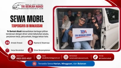 sewa mobil terpercaya di makassar - tri berkah abadi