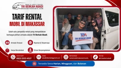 tarif rental mobil makassar tri berkah abadi