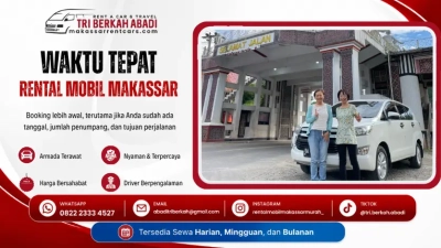waktu tepat rental mobil makassar - tri berkah abadi