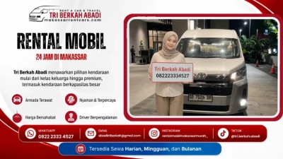 apakah ada rental mobil 24 jam di makassar - tri berkah abadi