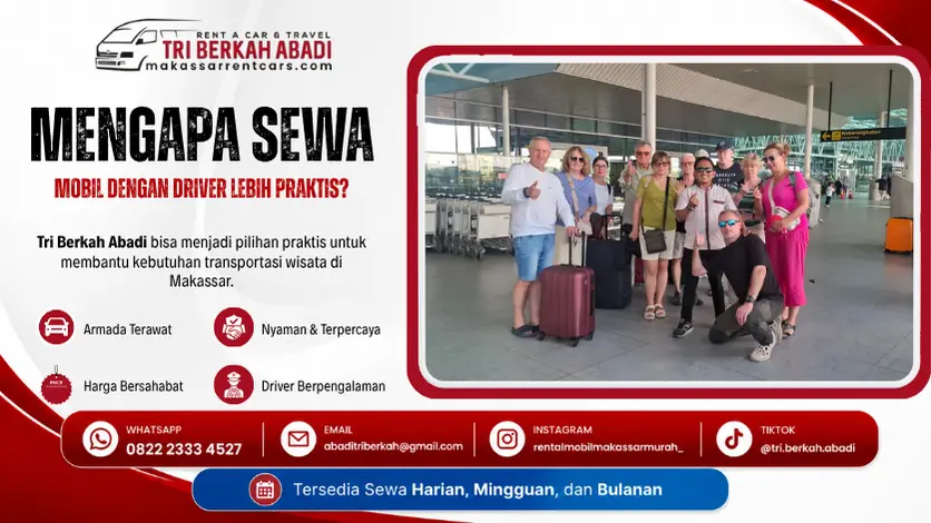 mengapa sewa mobil plus driver lebih praktis untuk rombongan wisata - tri berkah abadi