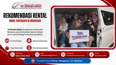 rekomendasi rental mobil makassar terpercaya - tri berkah abadi