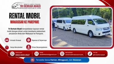 rental mobil Makassar ke Parepare - tri berkah abadi