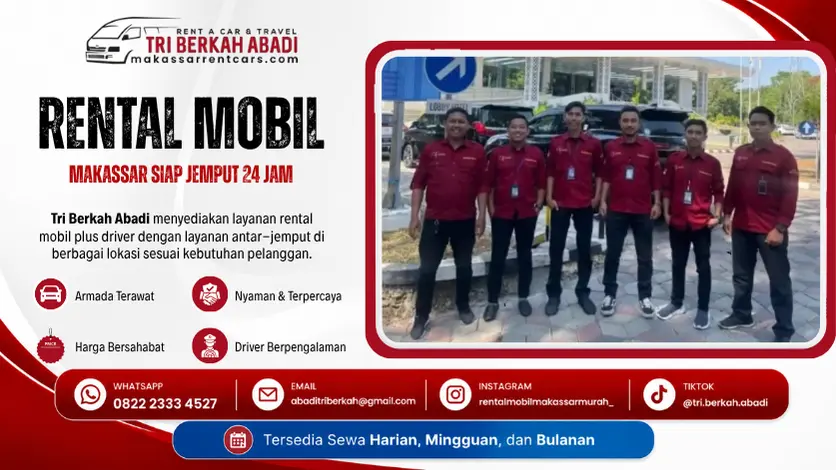 rental mobil makassar siap jemput 24 jam - tri berkah abadi