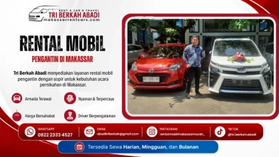 rental mobil pengantin makassar bersama tri berkah abadi
