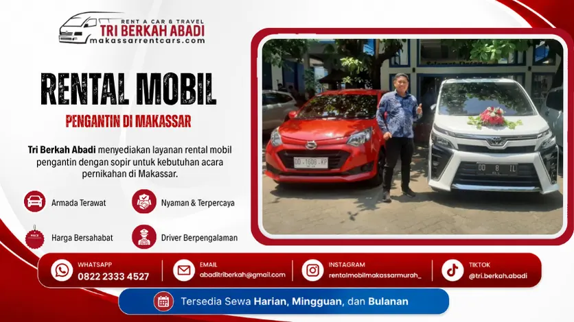 rental mobil pengantin makassar bersama tri berkah abadi
