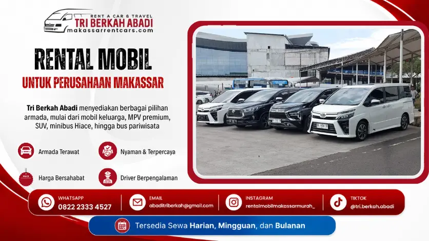 rental mobil perusahaan Makassar - tri berkah abadi