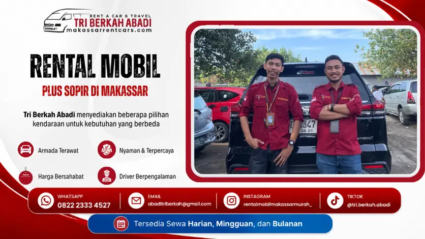 rental mobil plus sopir makassar - tri berkah abadi