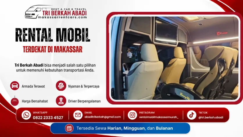 rental mobil terdekat makassar - tri berkah abadi