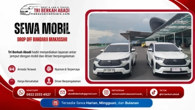 sewa mobil drop off bandara makassar - tri berkah abadi