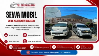 sewa mobil untuk keliling kota makassar - tri berkah abadi